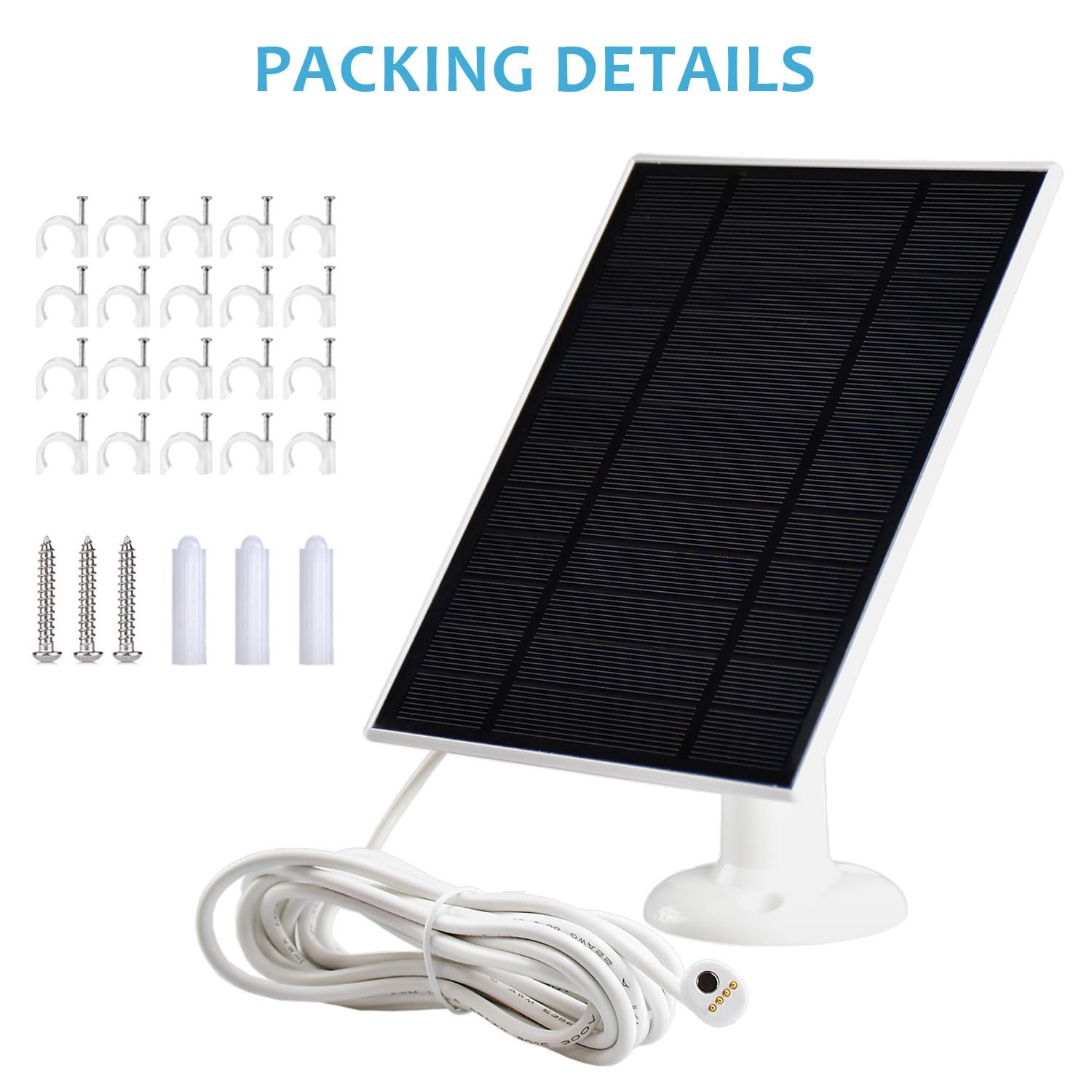 Amazon.com : KAROTTO Solar Panel Charger for Google Nest Cam
